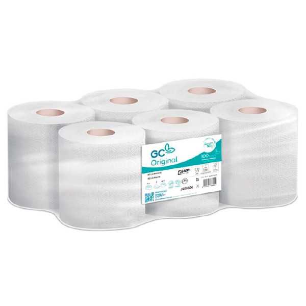 Bobina Papel Secamanos 143 m 6 uds GOMA CAMPS