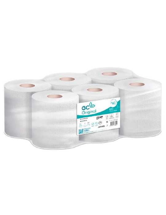 Bobina Papel Secamanos 143 m 6 uds GOMA CAMPS