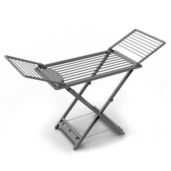 Tendedero Plegable con Alas Gris Claro, Tendido 21 m SP BERNER