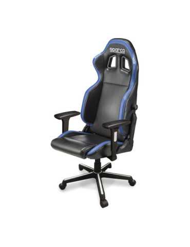 Silla Gaming Icon Negro/Azul, 66 x 55 x 121-129 cm SPARCO