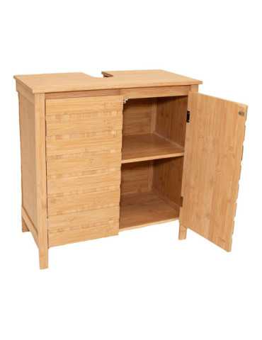 Armario Bajo Lavabo, Bambú, 60 x 30 x 62 cm ANDREA HOUSE 2