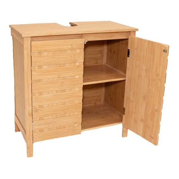 Armario Bajo Lavabo, Bambú, 60 x 30 x 62 cm ANDREA HOUSE