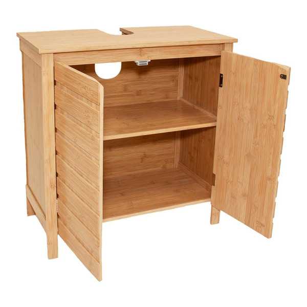 Armario Bajo Lavabo, Bambú, 60 x 30 x 62 cm ANDREA HOUSE