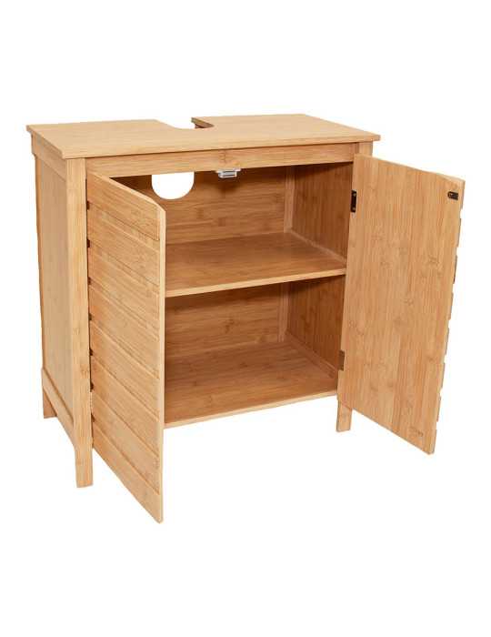 Armario Bajo Lavabo, Bambú, 60 x 30 x 62 cm ANDREA HOUSE