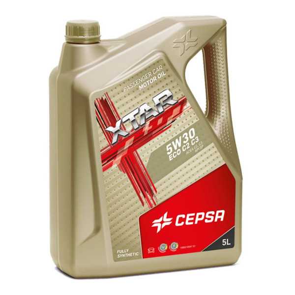 Lubricante para Automoción Xtar 5W30 Eco C2 C3, 5 l CEPSA