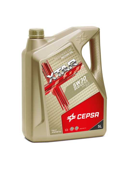 Lubricante para Automoción Xtar 5W30 Eco C2 C3, 5 l CEPSA