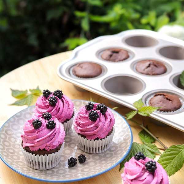 Molde de Silicona para 12 Muffins, Delícia, 40 x 27,5 x 3,6 cm TESCOMA