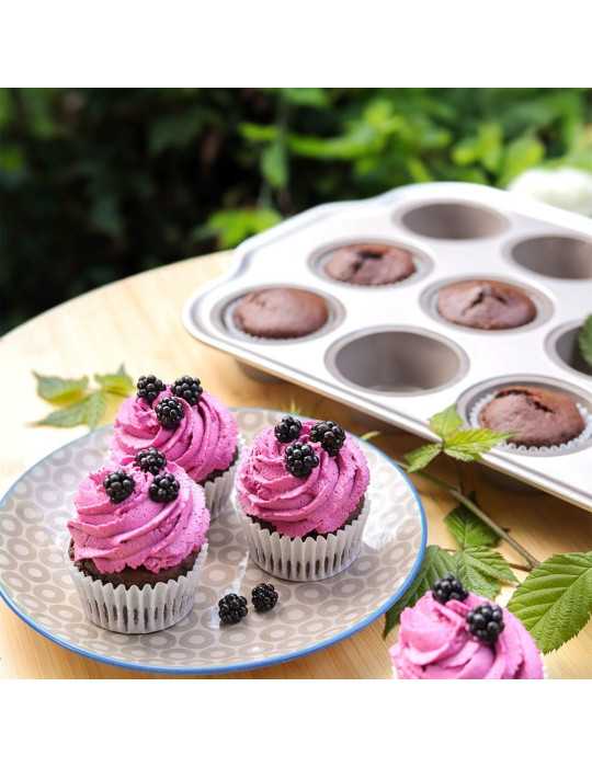 Molde de Silicona para 12 Muffins, Delícia, 40 x 27,5 x 3,6 cm TESCOMA