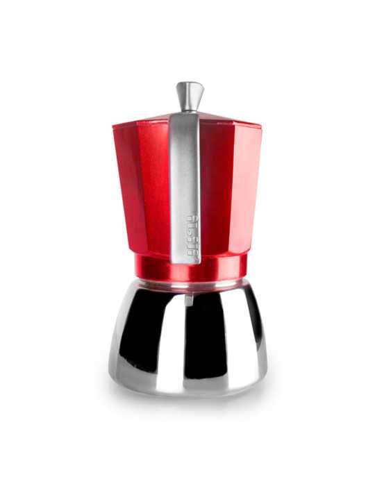 Cafetera Express Elba Roja, 12 Tazas IBILI