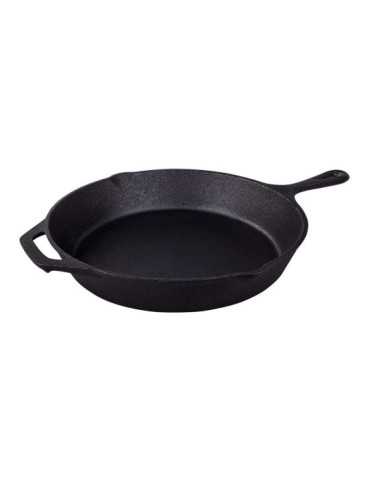 Sartén de Hierro Fundido Precurado Black Collection, Ø30 cm TRAMONTINA