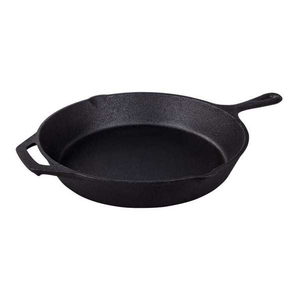 Sartén de Hierro Fundido Precurado Black Collection, Ø30 cm TRAMONTINA