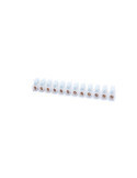 Lote de 10 Unidades Regleta de Conexión 12 Polos 16 mm² Natural TEKOX