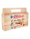 Set de Herramientas Infantil en Caja de Cartón con Asa de Transporte, 10 Piezas PEBARO