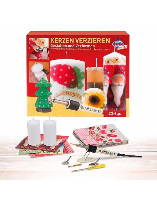 Set Creativo para Decorar, Pintar y Dar Forma A las Velas PEBARO