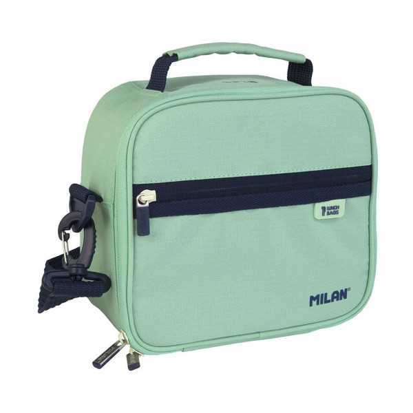Bolsa Isotérmica Porta Alimentos, Serie 1918, Verde con 3 Recipientes 3,5 l MILÁN