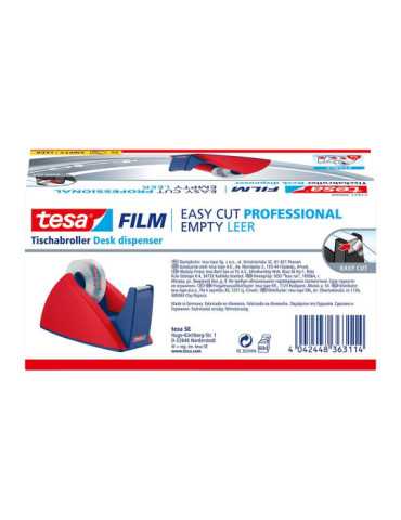 Portarollos Easy Cut Rojo / Azul para Rollos de 33 m TESA 2