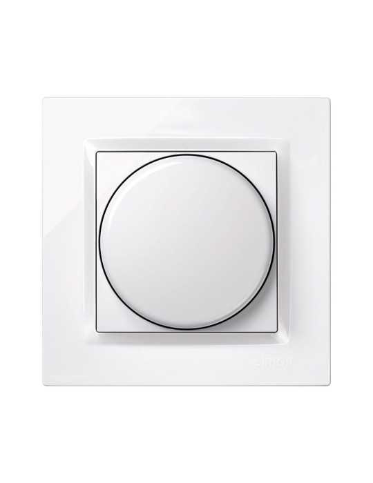 Interruptor LED Regulable Blanco con Marco SIMON