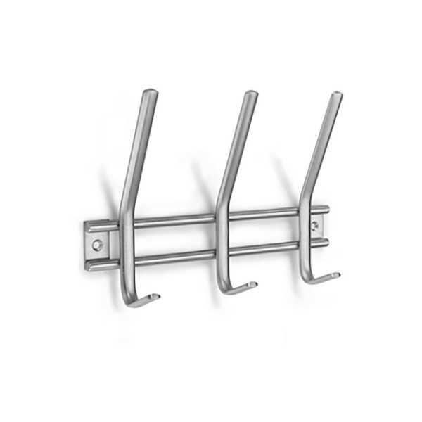 Colgador de Acero Inoxidable 6 Ganchos Doble (Blister) INOFIX