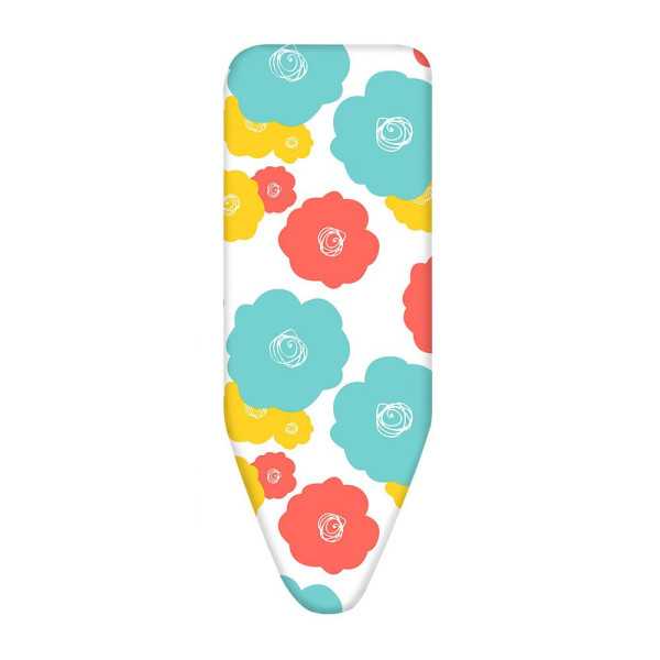 Funda Power Vap Flores para Tablas de Planchar 130 x 48 cm INOFIX