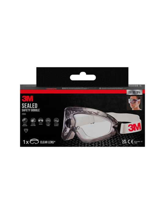 Gafas de Seguridad 2890, Lente Incolora 3M