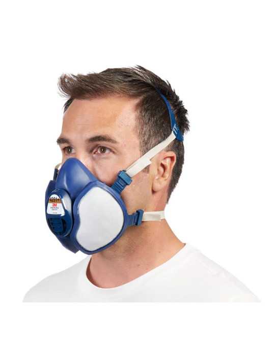 Mascarilla con Filtros Integrados 4251+, Vapores Orgánicos A1P2 3M