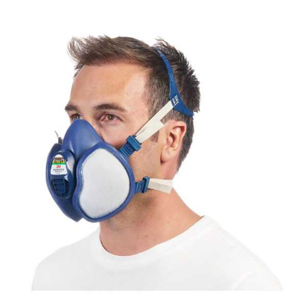 Mascarilla con Filtros Integrados 4279+, Filtros Combinados ABEK1P3 3M
