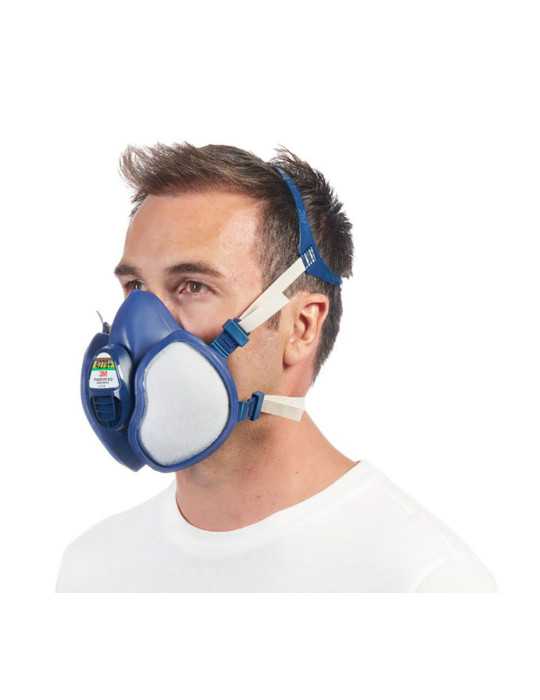Mascarilla con Filtros Integrados 4279+, Filtros Combinados ABEK1P3 3M