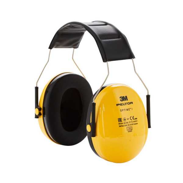 Protector Auditivo Acolchado (87-98 dB). Snr: 27dB, Amarillo 3M
