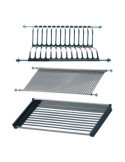 Escurreplatos y Vasos para Armario, ECR01, Acero Inoxidable, 900 x 280 x 65 mm MICEL