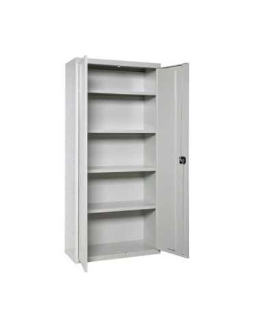 Armario Multiusos 2 Puertas 4 Baldas, 80 x 40 x 180 cm SIMON RACK