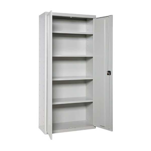 Armario Multiusos 2 Puertas 4 Baldas, 80 x 40 x 180 cm SIMON RACK