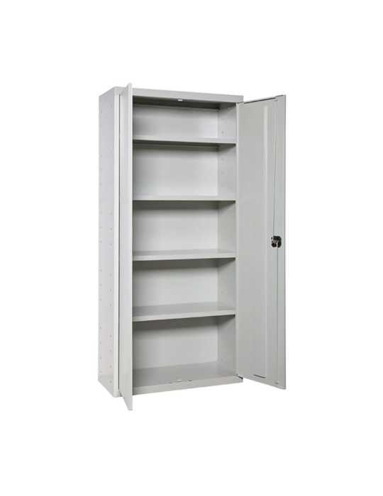 Armario Multiusos 2 Puertas 4 Baldas, 80 x 40 x 180 cm SIMON RACK