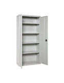 Armario Multiusos 2 Puertas 4 Baldas, 80 x 40 x 180 cm SIMON RACK