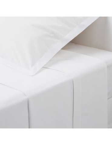 Sábana Encimera Algodón Blanco 240 x 290 cm ATMOSPHERA 2