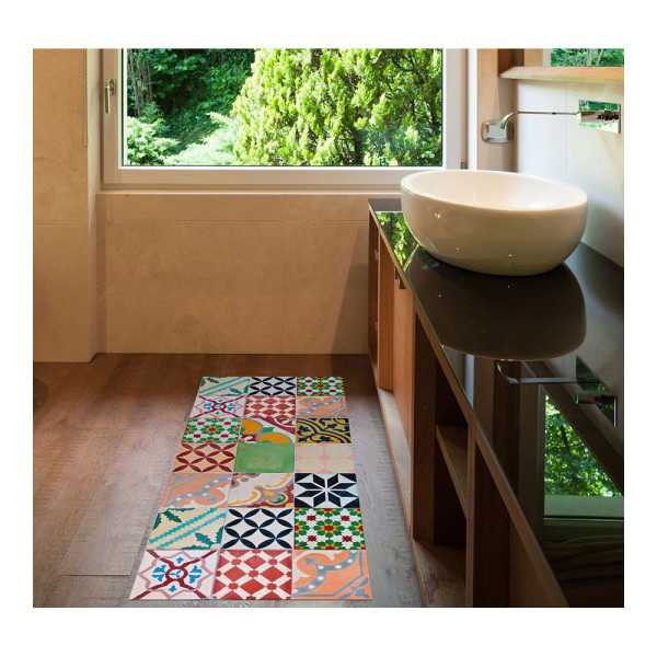 Alfombra Vinílica Mosaico Color, 50 x 110 cm CROMA COLLECTION