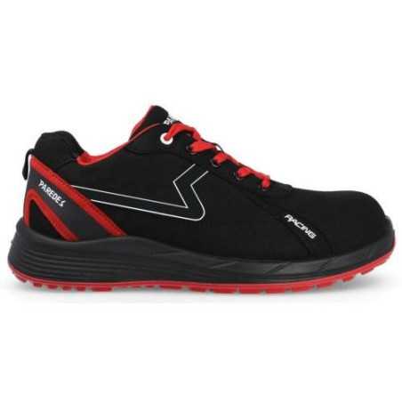 Zapato seguridad PAREDES S3 Alonso negro-rojo Talla 42