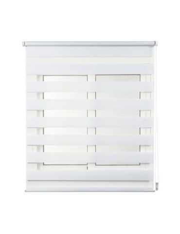 Estor Enrollable Clip & Fix, Noche & Dia, Blanco 75 x 180 cm CINTACOR - STOR PLANET