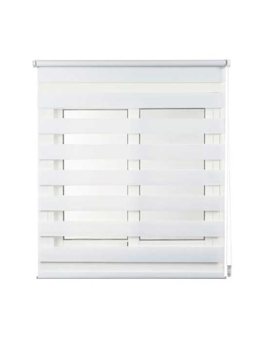 Estor Enrollable Clip & Fix, Noche & Dia, Blanco 75 x 180 cm CINTACOR - STOR PLANET
