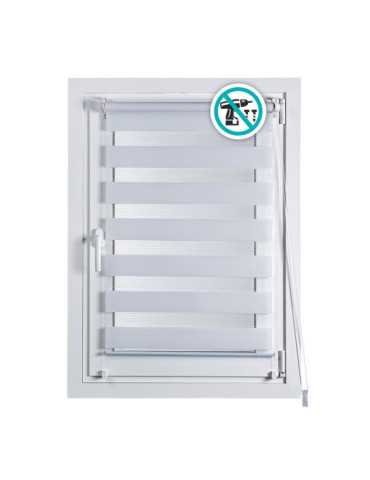 Estor Enrollable Clip & Fix, Noche & Dia, Blanco 120 x 180 cm CINTACOR - STOR PLANET 2