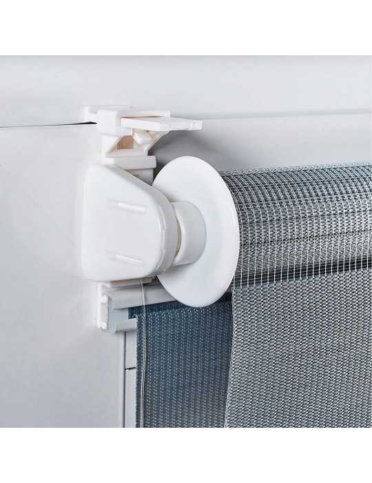 Estor Enrollable Clip & Fix, Noche & Dia, Blanco 150 x 180 cm CINTACOR - STOR PLANET
