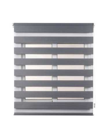 Estor Enrollable Clip & Fix, Noche & Dia, Plata 120 x 180 cm CINTACOR - STOR PLANET 2