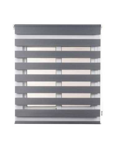 Estor Enrollable Clip & Fix, Noche & Dia, Plata 150 x 180 cm CINTACOR - STOR PLANET 2