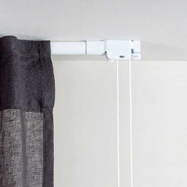 Riel Reforzado Blanco Extensible de 160 - 300 cm CINTACOR