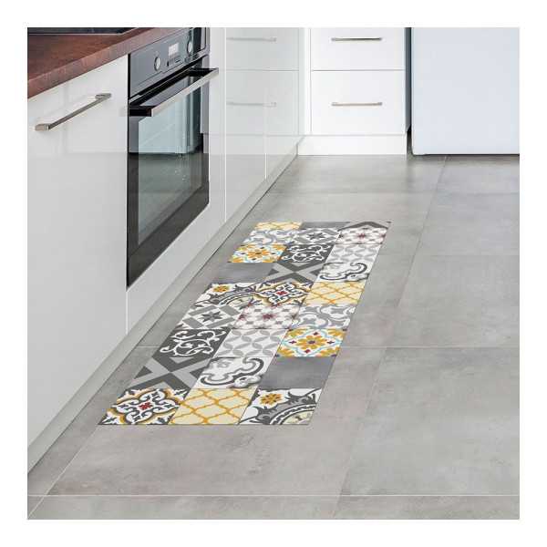 Alfombra Vinílica Croma Patch Gris-Ambar 50 x 140 cm CINTACOR - STOR PLANET