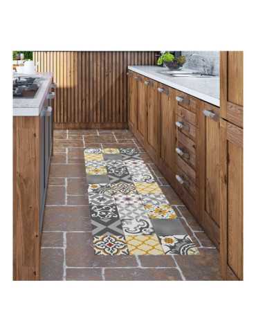 Alfombra Vinílica Croma Patch Gris-Ambar 60 x 200 cm CINTACOR - STOR PLANET 2