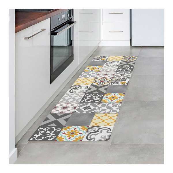 Alfombra Vinílica Croma Patch Gris-Ambar 60 x 200 cm CINTACOR - STOR PLANET