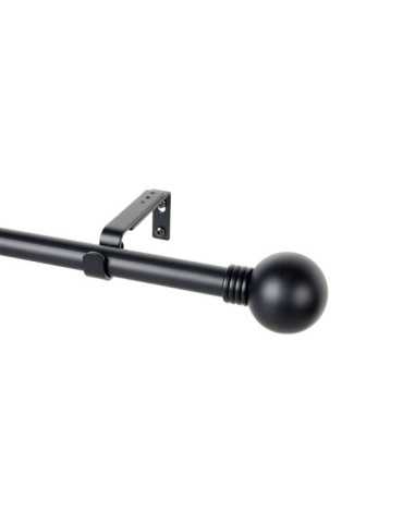 Kit Barra Cortina Anillo Negro Extensible de 160 - 300 cm CINTACOR 2