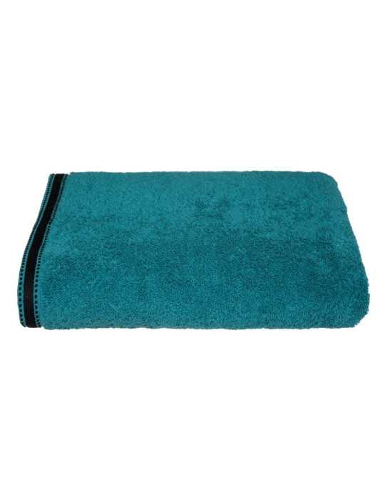 Toalla de Baño Joia 550 g / m² 100 % Algodón Color Verde Petrol 100 x 150 cm ATMOSPHERA