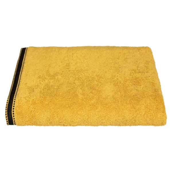 Toalla de Baño Joia 550 g / m² 100 % Algodón Color Mostaza 100 x 150 cm ATMOSPHERA