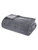 Plaid/Manta Modelo Winter Rhombus Color Gris 230 x 180 cm ATMOSPHERA